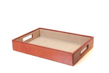 Load image into Gallery viewer, Harvard A4 leather paper tray