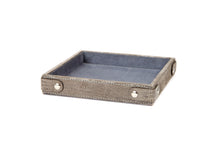 Load image into Gallery viewer, Archie grey croc leather coin tray