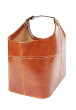 Load image into Gallery viewer, Bedford classic tan leather storage basket