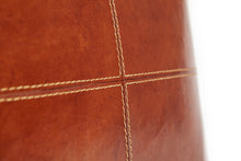 Load image into Gallery viewer, Bedford classic tan leather storage basket