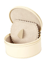 Load image into Gallery viewer, Clementine ivory leather travel trinket box