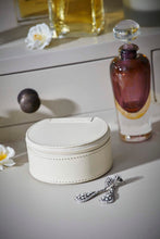 Load image into Gallery viewer, Clementine ivory leather travel trinket box