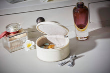 Load image into Gallery viewer, Clementine ivory leather travel trinket box