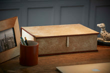 Load image into Gallery viewer, Devonshire natural tan cowhide A4 paper box