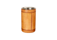 Load image into Gallery viewer, Henley vintage tan leather wine cooler