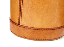 Load image into Gallery viewer, Henley vintage tan leather wine cooler