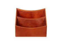 Load image into Gallery viewer, Oakley classic tan leather desk tidy
