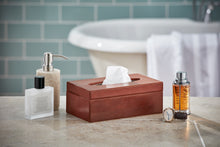 Load image into Gallery viewer, Paddington classic tan leather tissue box cover