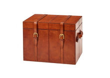 Load image into Gallery viewer, Parker classic tan leather trunks