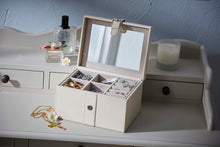 Load image into Gallery viewer, Rosa ivory leather jewellery box
