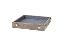 Load image into Gallery viewer, Archie grey croc leather coin tray
