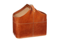 Load image into Gallery viewer, Bedford classic tan leather storage basket
