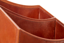 Load image into Gallery viewer, Oakley classic tan leather desk tidy

