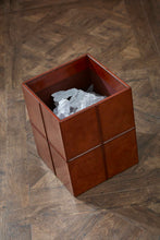 Load image into Gallery viewer, Sandown classic tan leather wastepaper bin

